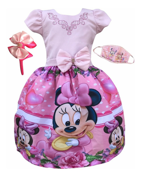 Vestido Minnie Rosa Mercadolivre Com Br Vestido Minnie Rosa Mercadolivre Com Br