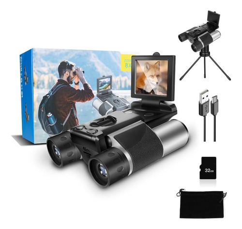 Digital Binocular-t61, Digital Binocular With Camera 10x Opt