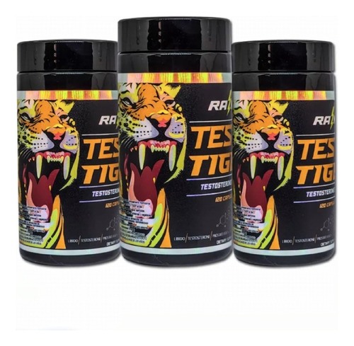 3x Potenciador De Testosterona Premium (360 Cap)