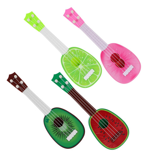 4pc Ukelele Mini Fruta Niños