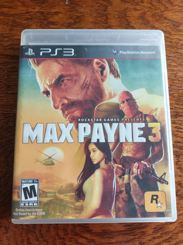 Max Payne 3 Juego Original Físico, Sin Manual Ni Folleto Ps3