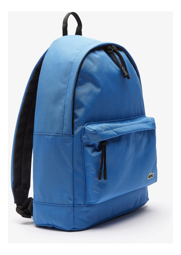 Mochila Lacoste Nh2677 Color Azul Diseño De La Tela Liso