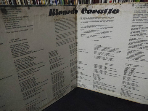 Ricardo Ceratto Me Estoy Acostumbran Vinilo,lp,acetato,vinyl (Usado)