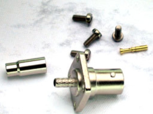 Bnc Hembra A Panel Crimp 3mm X10 Unidades