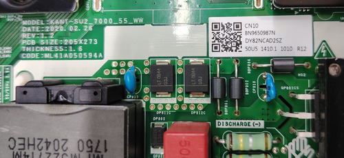 Main Samsung Un50tu7000f Di05 Bn96-50987n (Usado)
