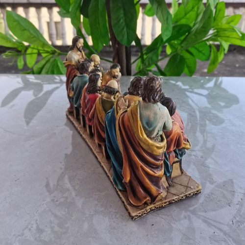 Resina La Estatua Decorativa De La Última Cena Para La
