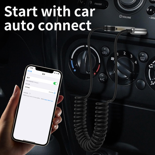Receptor Bluetooth Para Coche Llamada Manos Libres Música