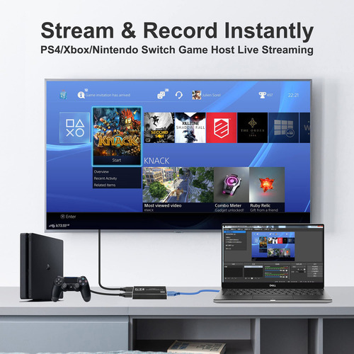 Para Placa De Captura Hdmi 4k Para Streaming, Full Hd 1080p