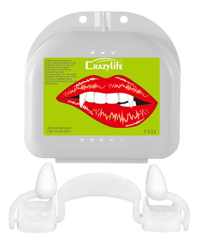 Dientes De Vampiro Colmillos De Halloween Dispositivo De Ocu
