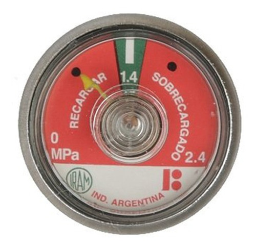 Manometro 1.4 Mpa Para Matafuego De 1 - 2,5 - 5 -10 Kg Abc