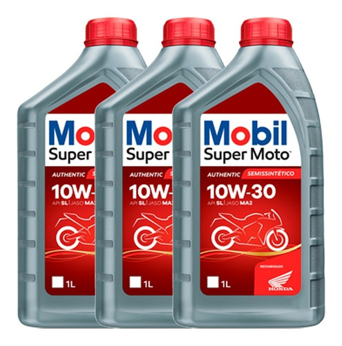 3 Oleo Mobil 10w 30 Moto Honda Cb 600 F Hornet