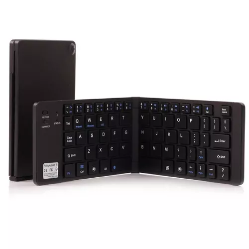 Teclado plegable para smartphones y tablets con conexión bluetooth