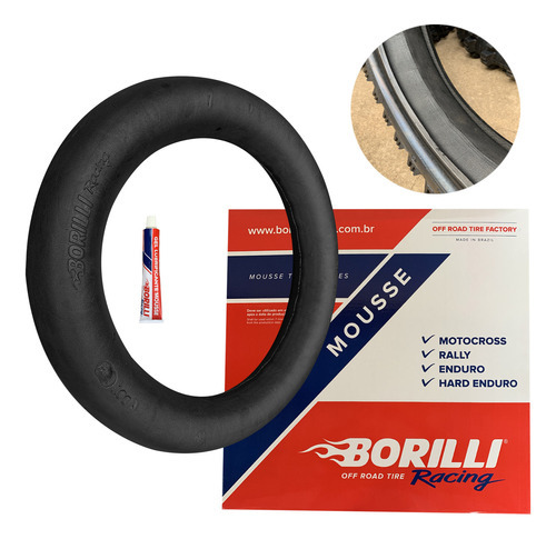 Mousse Borilli Pneu Traseiro 110/100-18