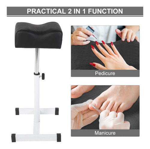 Reposapies De Pedicura, Altura Ajustable, Soporte De Pie De