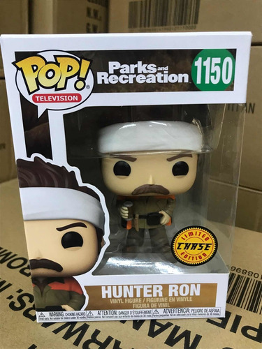 Hunter Ron Swanson Chase 1150 Funko Pop Parks And Recreation