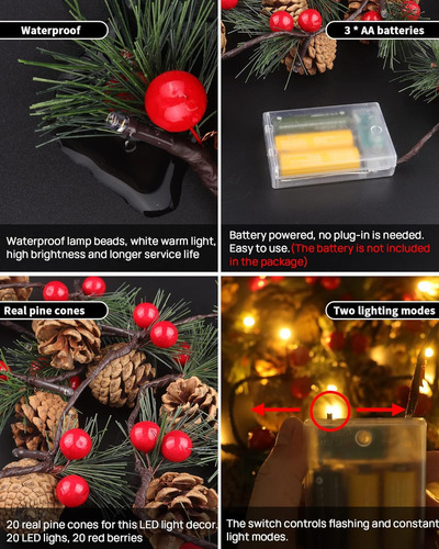 Luces De Navidad Justotry 2m 20 Led
