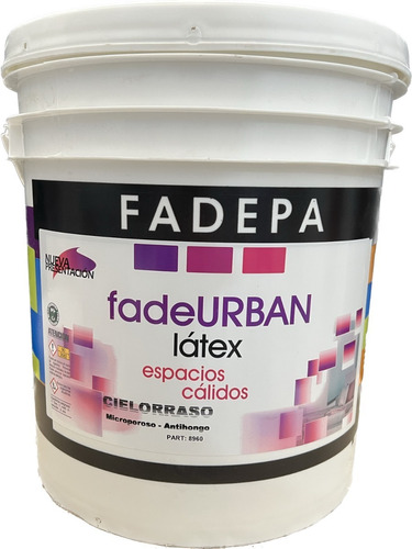 Látex Fadepa Cielorraso 10 Litros Blanco