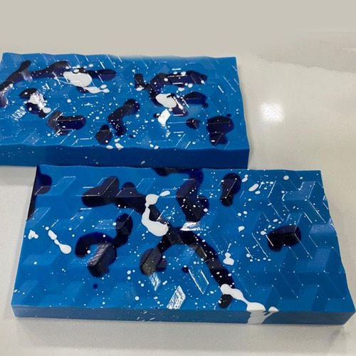 Forma De Acetato Com Silicone Tablete Ilusão 3d Bwb
