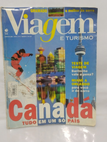 Revista Viagem E Turismo, Canada, 1996