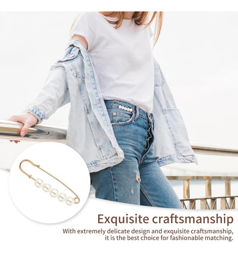Broche De Perlas Para Mujer, 10 Broches Decorativos