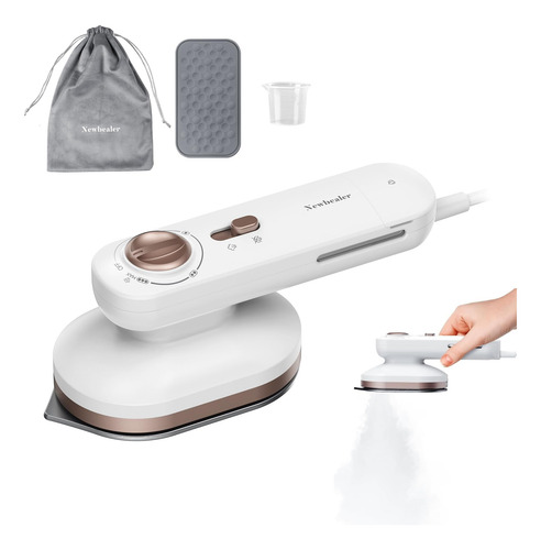 Newbealer Travel Iron Para Ropa, Voltaje De Doble Voltaje V,