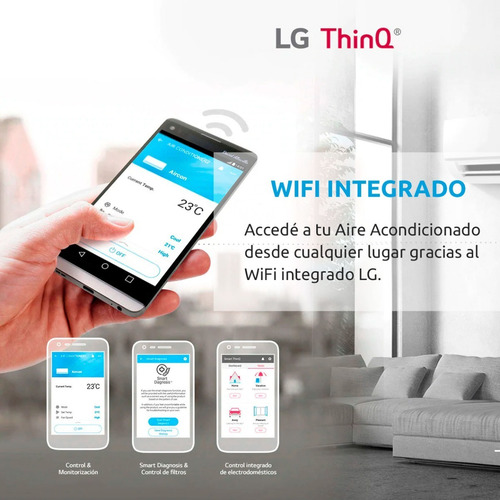 Aire Acondicionado LG Dual Cool Inverter Wifi 5200w Frío/cal