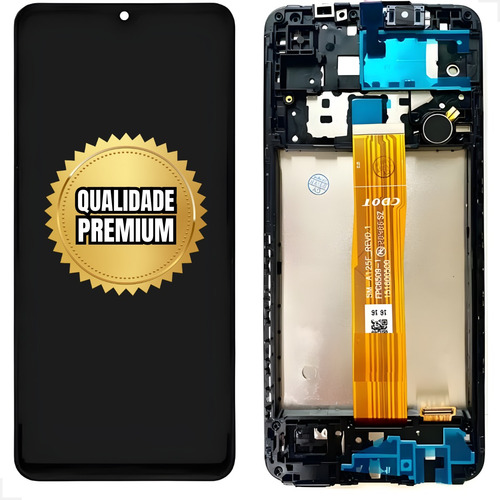 Tela Touch Display Compatível A12 Completa Com Aro