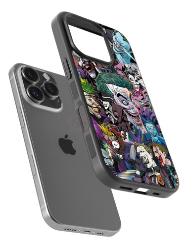 Funda Guason Joker Arthur Fleck Batman Dc Comics Collage 3 Negro Samsung Galaxy A16