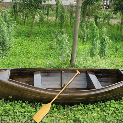 Accesorio De Remo De Madera Para Canoa, Decoración Amarillo