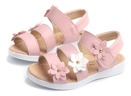 Sandalias W Para Niñas Y Niñas, Princesa, Punta Abierta, Par