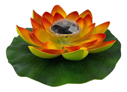 Luz Nocturna Flotante De Loto Artificial Led Lotus Lamp Ener