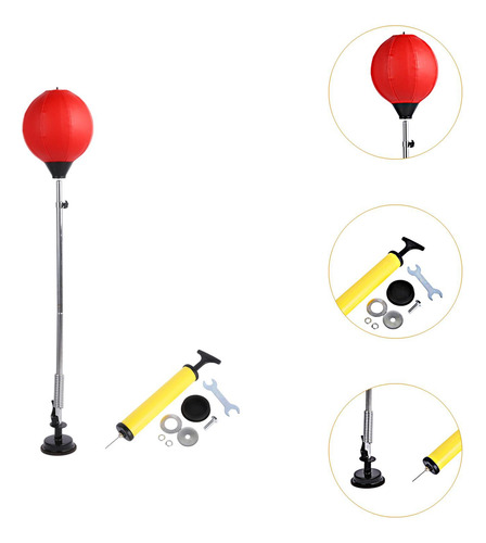 Bolpe De Boxeo Con Soporte Para Niños Adultos Mma Gear