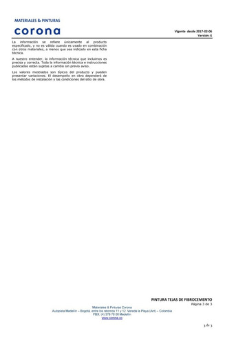 Pintura Tejas Fibrocemento Rojo 1gl