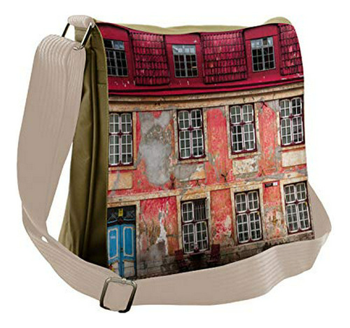 Bolso De Mensajero - Ambesonne Urban Bag, Old City Tallinn E