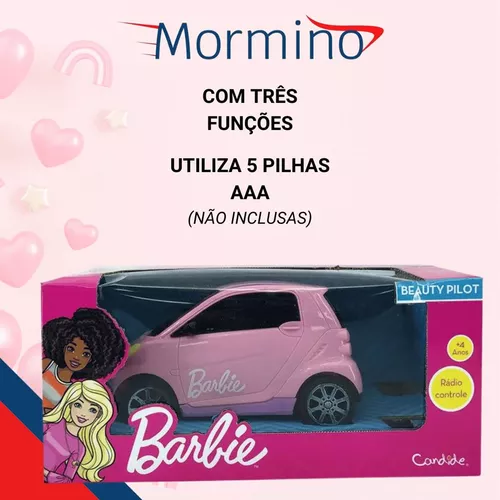 Carrinho De Controle Remoto Barbie - Beauty Pilot - Candide