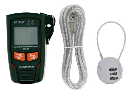 Registradode De Temperatura Y Humedad Extech Rht20