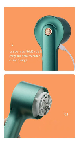 Removedor Pelusa De Tela Usb Recargable Rasuradora Eléctrico