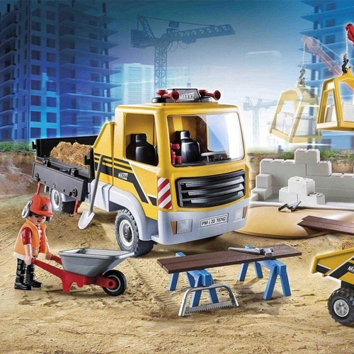 Conjunto de construção Playmobil 70742 City Action com caminhão