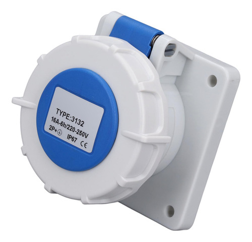 Toma De Corriente Industrial A Prueba De Agua, Enchufe Ip67