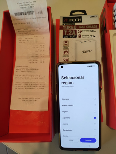 Celular One Plus 8t+5g, 256gb/12gb.ram.oport Det. Igual Okm