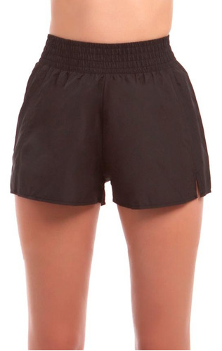 Short De Natación Negro Mujer