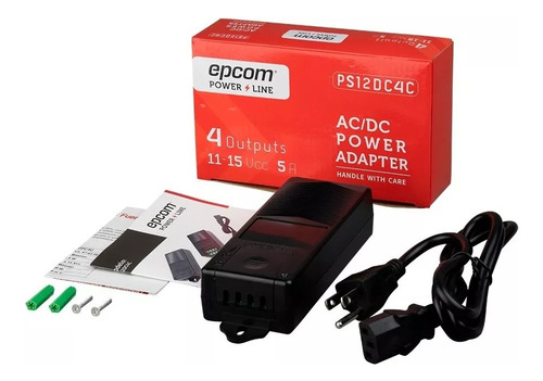Fuente Poder Alimentacion 11.7-15 Vdc 5 Amper Para 4 Camaras