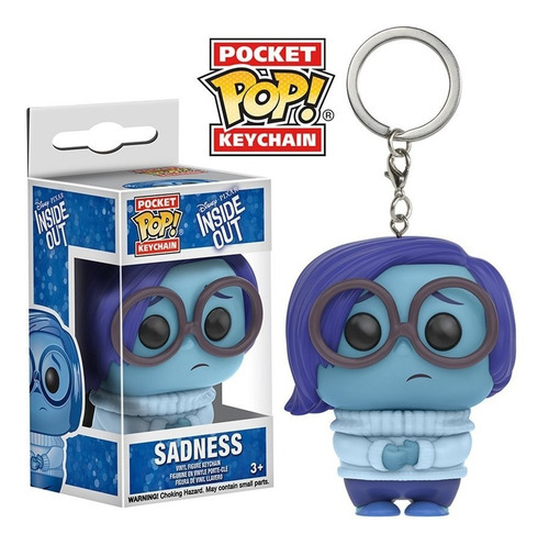 Funko Pop Sadness Intensa- Mente Disney Llavero ¡ En Stock!