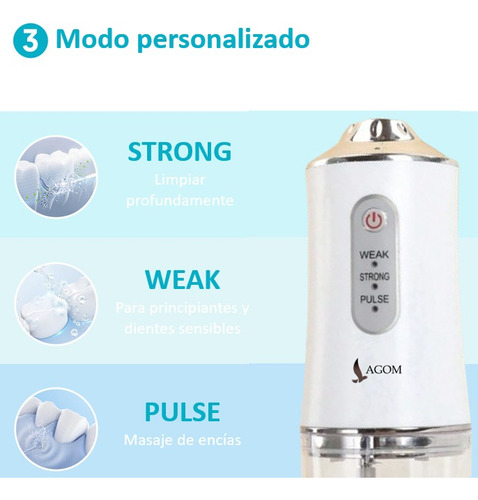 Irrigadores Bucales Orales Lagom Qa-001 Limpiador Eléctrico