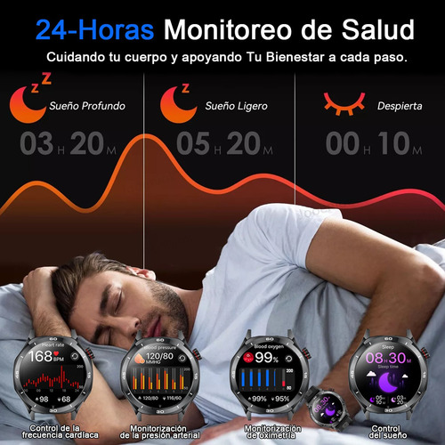 Reloj Inteligente Amoled Bluetooth Llamada Deportivo