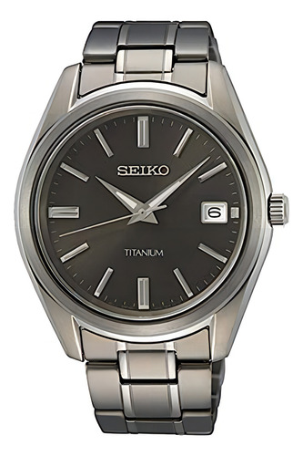 Reloj Seiko Hombre Sur375 P1 Cristal Zafiro Titanium Color de la malla Titanio Color del bisel Plateado Color del fondo Gris