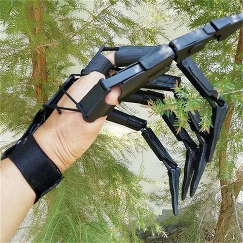 Extensiones De Dedos Articulados De Halloween Cosplay Negro