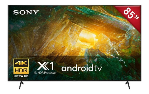 Imagen 1 de 6 de Smart TV Sony Bravia XBR-85X807H LCD 4K 85" 110V/240V