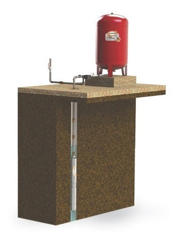 Bomba Sumergible Evans Pozo Profundo 4" 1 Hp 127V Monofásico 18GPM 100% Inoxidable SD418ME100F3I