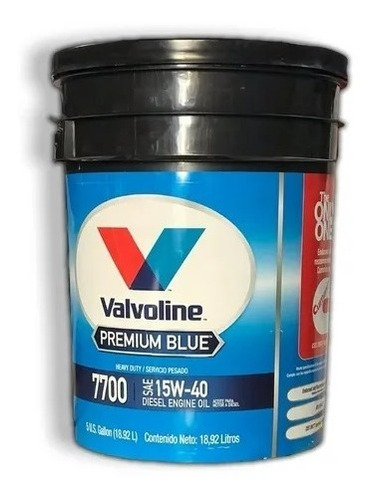 Aceite Valvoline 15w40 Premium Blue 7700 X 19 Lts Shell R3